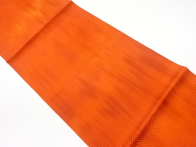 JAPANESE KIMONO / VINTAGE NAGOYA OBI / CHIKUZEN HAKATA / WOVEN ABSTRACT STRIPE